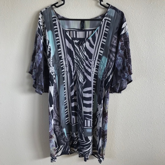 Guess by Marciano Elletra Silk Tunic - Picture 3 of 4